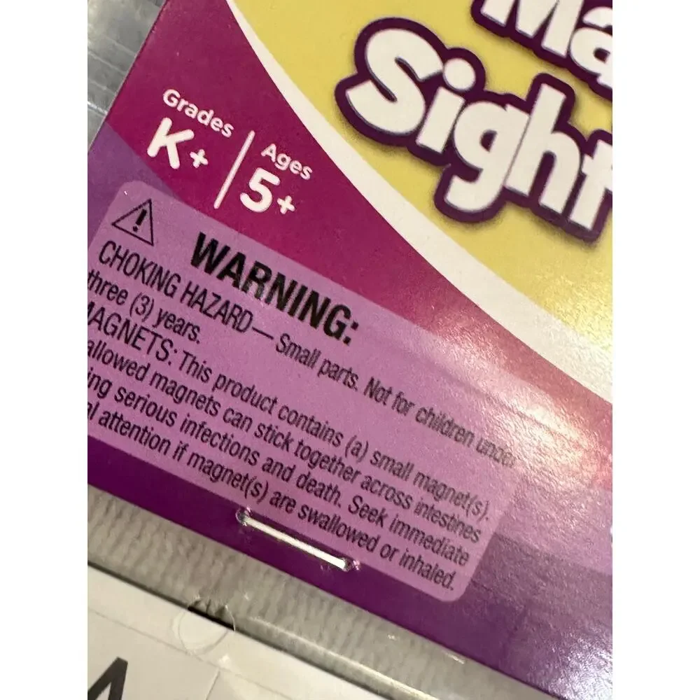 Kids magnetic sight words